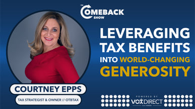 Leveraging Tax Benefits into World-changing Generosity